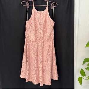 Pink Lace Dress